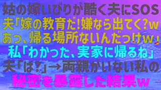 【スカッとする話】義母の嫁いびりをガン無視する夫「お前の勘違いだろ？嫌なら出てけばｗ？帰る場所ないだろうけどｗ」両親がいない私「じゃあ実家に帰るね！」その後、勘違い夫は