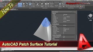 Autocad Tutorial How To Use Patch Surface Command