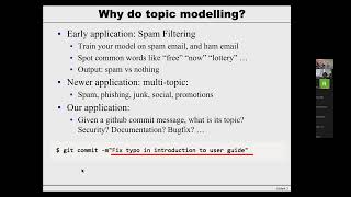 CSS Workshop Series: LDA Topic Modeling by Ben Reaves from Metabob