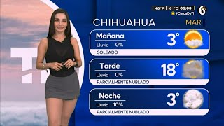 Emily Quiñones || Telediario Nuevo Laredo, Guadalajara y Chihuahua Nocturno || 06 de Enero del 2025.