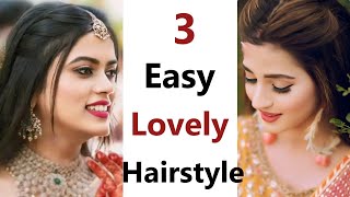 3 Easy Lovely Hairstyle - New hairstyle | hairstyle for girls | simple hairstyle for long hair