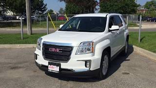 2017 GMC Terrain SLE-2 AWD Park Assist Blind Spot Warning White Oshawa ON Stock# 171763