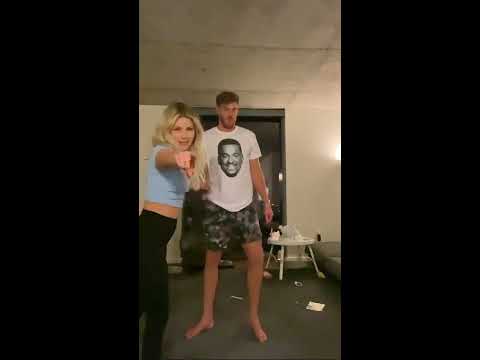 Witney Carson And Carson McAllister Practicing Dance Trick #DWTS #Dance ...