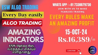 ESW Robo trading LIVE Market  Analysis in BankNifty Algo Option Buying on 00-Jul-2024