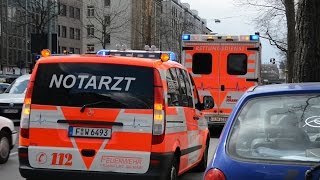 [NEF im Anmarsch] Florian Frankfurt 4/82/1 zur Einsatzstelle