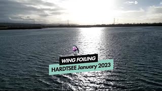 Winter wing foil session @ Hardtsee/Germany - January 2023