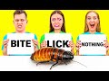 Bite, Lick or Nothing Challenge | Crazy Challenge by ChallengeTeen