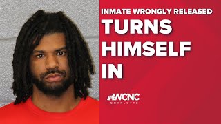 Mecklenburg County inmate turns himself in after being wrongly released