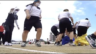 🌸佐賀の動画🌸体育祭🌸run sports festival　「走れ！」シロウト撮影者の視点で撮影したデカパンリレー②　佐賀女子高校　体育祭☺️　体育祭ができなかった全国の高校生の分