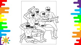 Power Rangers Coloring Page|All Power Rangers Coloring|Lensko - Cetus [NCS Release]