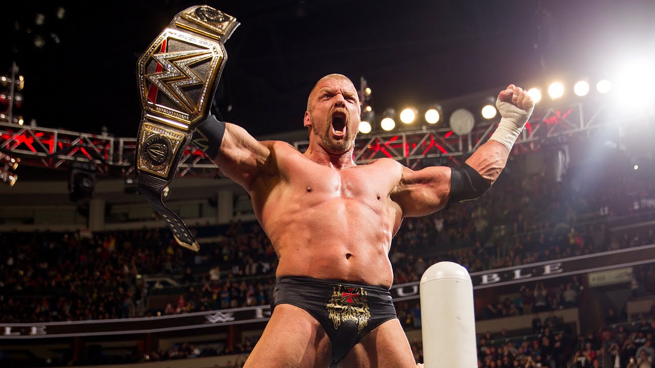 Triple H Wins WWE Title In Royal Rumble Match: Royal Rumble 2016 - YouTube