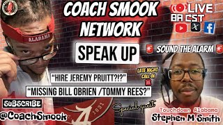 Speak Up W/ Coach Smook : Special Guest Stephen M. Smith of Touchdown Alabama