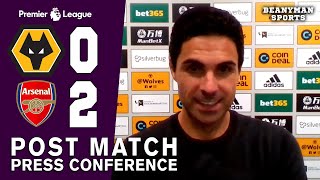 Wolves 0-2 Arsenal - Mikel Arteta FULL Post Match Press Conference - Premier League