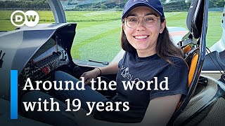 Teenage pilot to attempt aviation world record | DW News