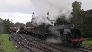 Class S15 No.825 departing southbound from Goathland Station [NYMR 2019]