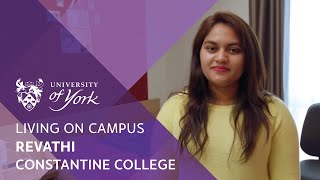 Living on campus: Revathi (Constantine College)