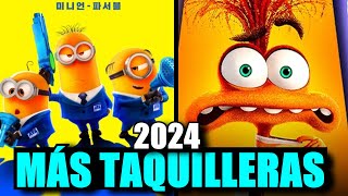 5 PELÍCULAS ANIMADAS MÁS TAQUILLERAS del 2024