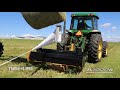 tl1000r individual round bale wrapper by tubeline