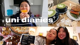 uni diaries 🩺🍵🏋️‍♀️ | week in my life as a nursing student: working out, studying, externing, \u0026 etc