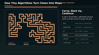 How Tiny Algorithms Turn Chaos Into Maps