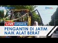 Viral Video Pengantin di Bojonegoro Naik Alat Berat saat Resepsi, Ternyata Bukan Orang Sembarangan