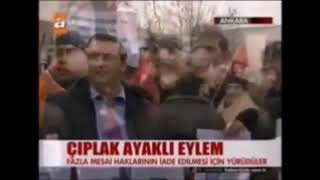 HAKSEN Hak ve Emeğin Sendikası Çıplak ayakla yürüme