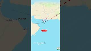 Chandigarh to Dubai Flight Route #chandigarhtodubaiflight