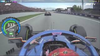 Pierre Gasly Going Straight Around The Outside Of Nyck De Vries