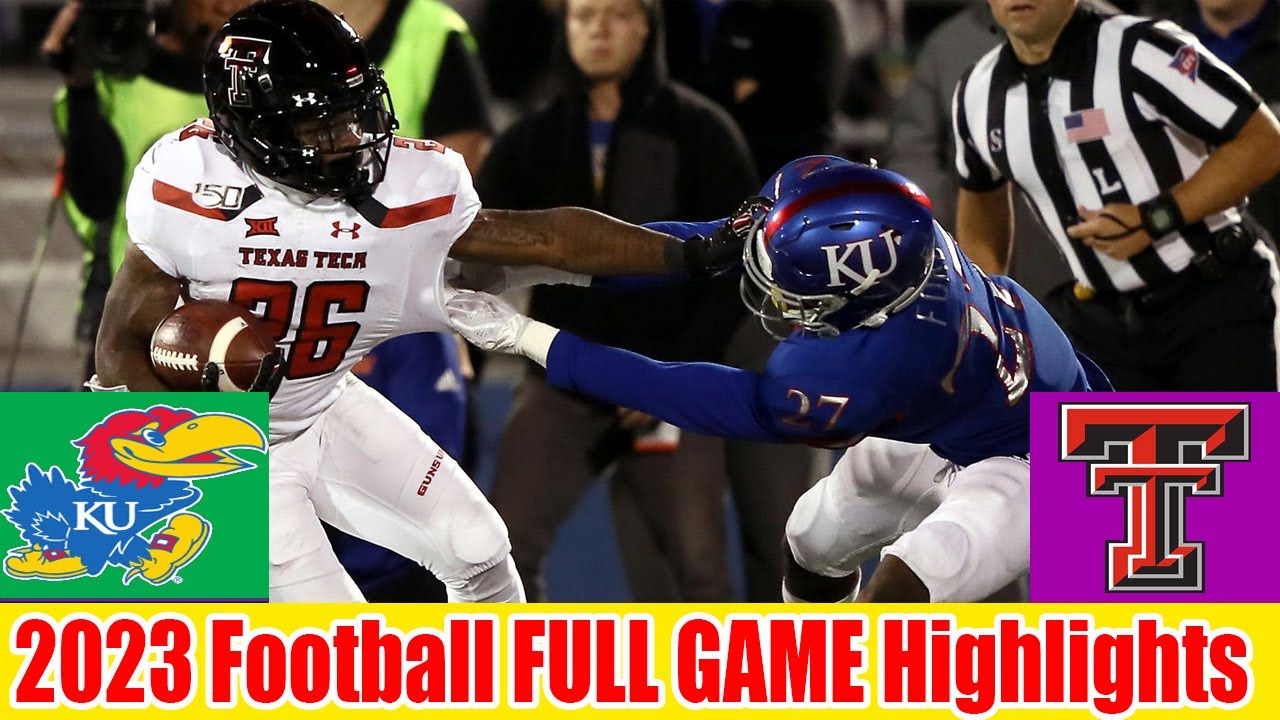 Kansas Vs Texas Tech FULL GAME HIGHLIGHTS HD | NCAAF Week 11 | College ...