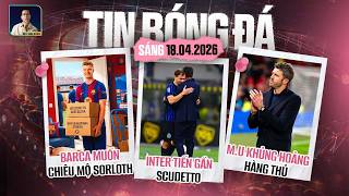 TIN BÓNG ĐÁ 18/4: INTER TIẾN GẦN SCUDETTO, M.U KHỦNG HOẢNG HÀNG THỦ, BARCA MUỐN CHIÊU MỘ SORLOTH