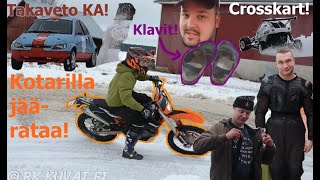 Kotarilla peltojääratakisoissa! Ahoketo peltorace 2.0