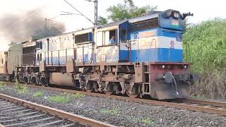 01171 Mumbai LTT Sawantwadi Road Special Fare Ganpati Special With WDM3D Alco || Central Railways