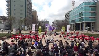 関西大学学生チーム 漢舞　2017がんこ祭3/12（日）　東街区ロータリー会場