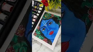 Shree Krishana 🥰😍||Acrylic painting||krishna drawing #viral #shreekrishna #short