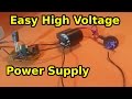 Make a High Voltage Power Supply Using a CFL Lamp and a Flyback Make a High Voltage Power Supply Using a CFL Lamp and a Flyback