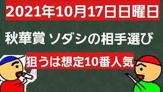 [競馬予想]2021年10月17日日曜日秋華賞ソダシの相手選びに狙う馬は推定10番人気の馬‼️