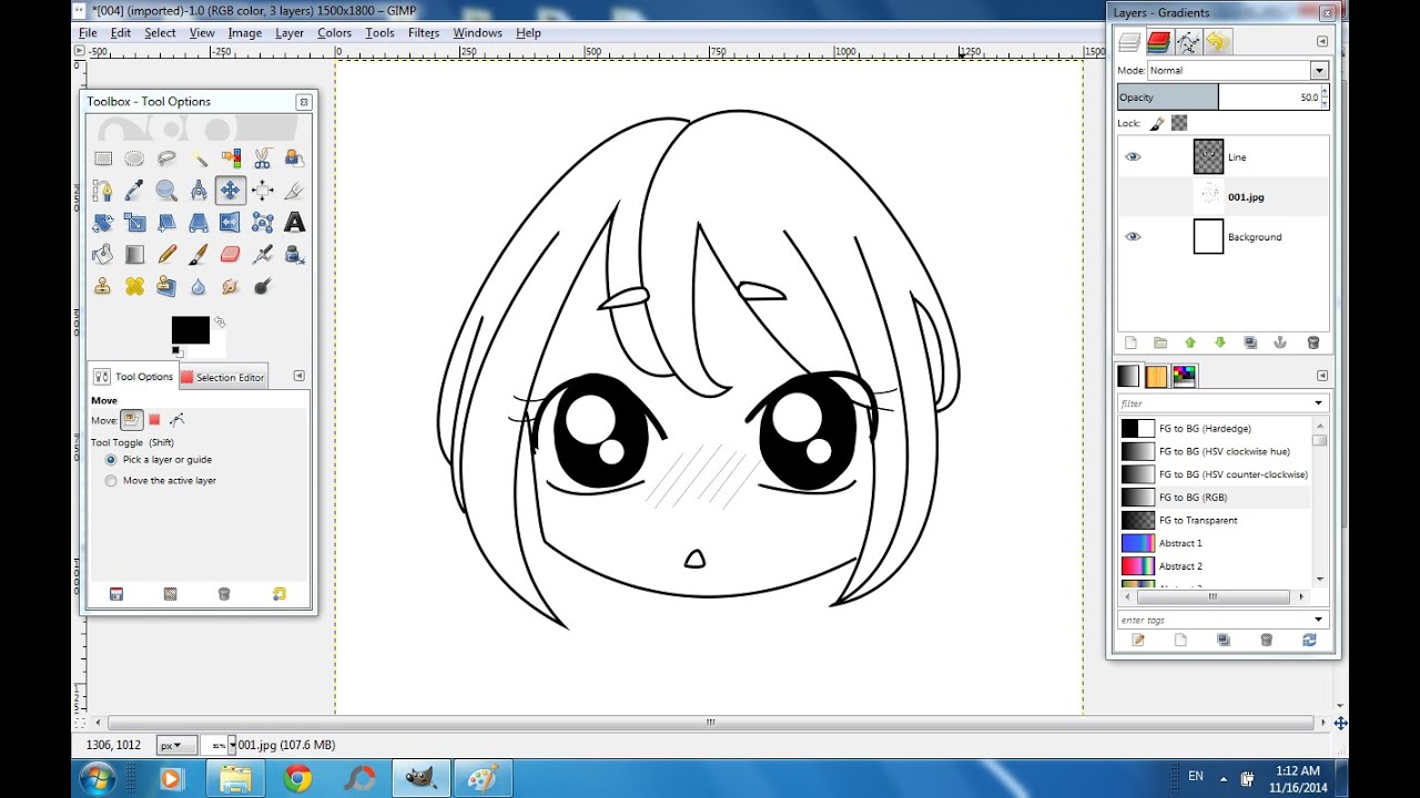 Lineart Tutorial Youtube