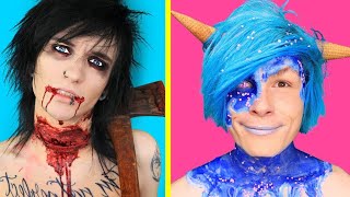 Robby tries 26 Spooky Halloween Makeup & SFX Prosthetics