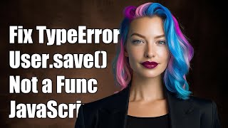 Fixing TypeError: User.save is Not a Function in JavaScript Applications
