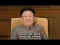 Rare video of Kim Jong il talking and cracking jokes