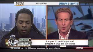 Richard Sherman vs. Skip Bayless on ESPN 1st Take