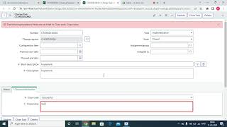 ServiceNow Change Management