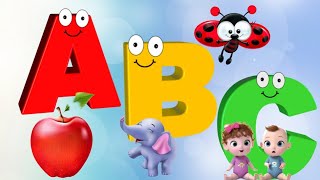 ABC songs | ABC phonics song | a for apple | letters song for kindergarten |phonics song for toddler