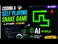 Coding a Self Playing Snake Game in Python | Pygame AI Tutorial