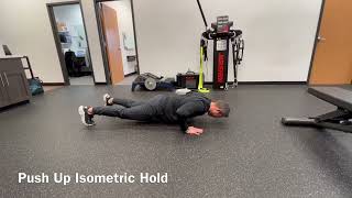 Push Up Isometric Hold