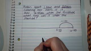 Elapsed time: working backwards