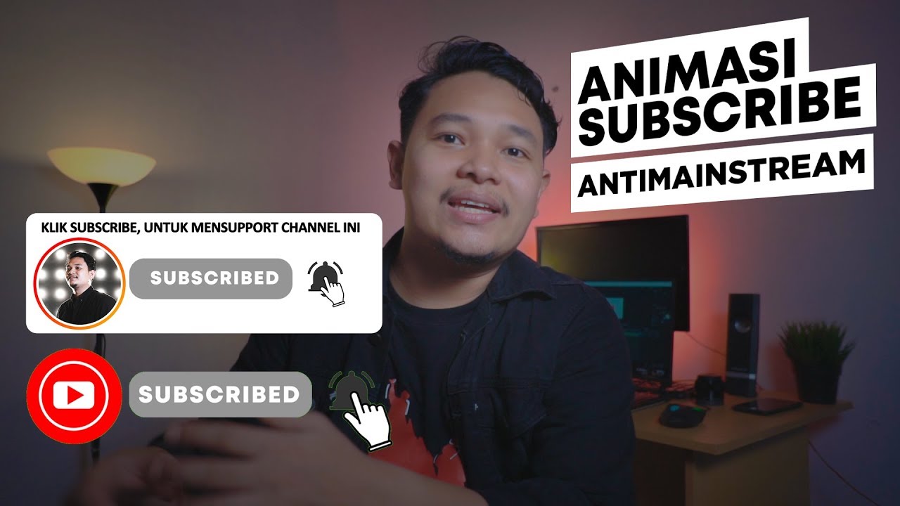 Animasi Subscribe Youtuber I Template Gratisss Youtube