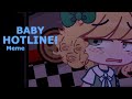 Baby Hotline meme || FAZBEARS FRIGHT: Lonely Freddy || Alec & Hazel || lonely Freddy spoilers