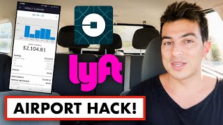 How To HACK Uber \u0026 Lyft Airport Rides with Destination Filters To Make MORE MONEY!
