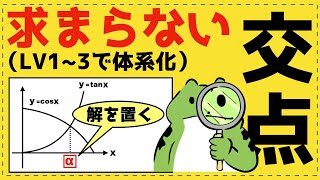 交点が求まらない面積３選【数Ⅲの積分法が面白いほどわかる】